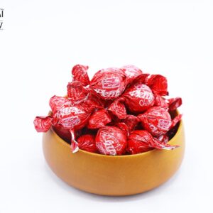 شکلات پلنتی قرمز مغز دار (فندقی)